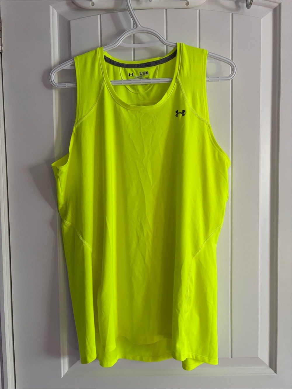 Under Armour Bright Neon Yellow Men's Sleeveless Performance Tank